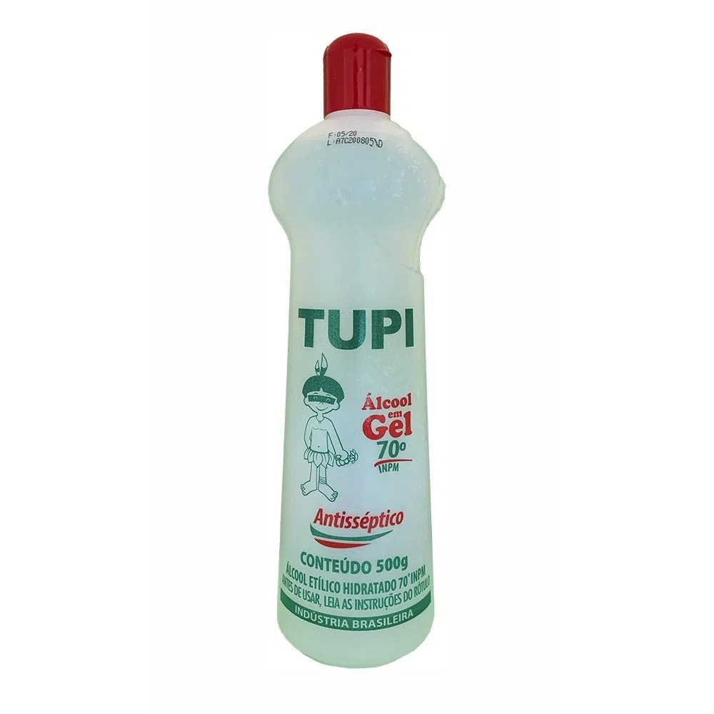 ALCOOL GEL ANTISSEPTICO 70º TUPI 500ML