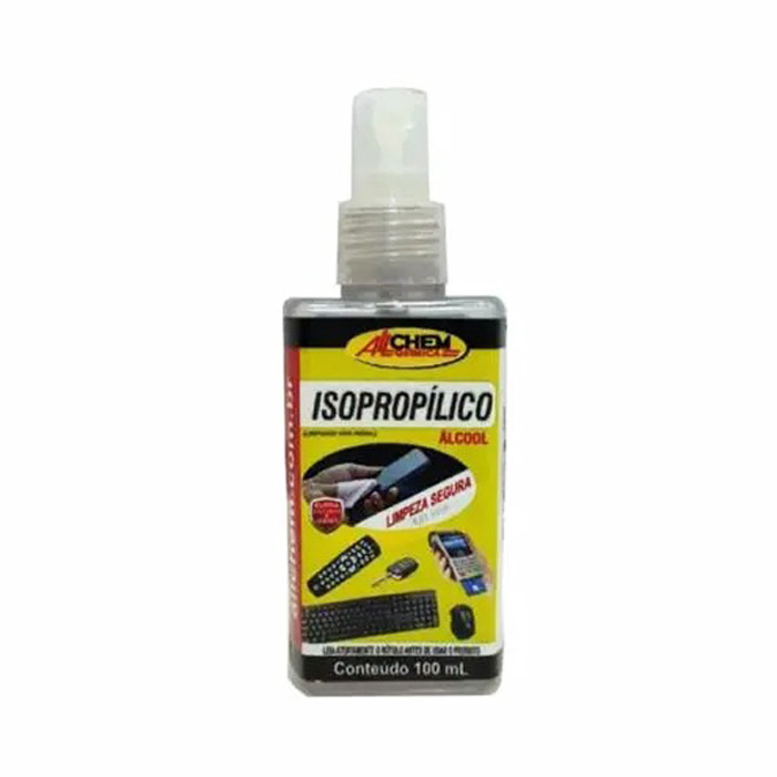 ÁLCOOL ISOPROPÍLICO 100ML ALLCHEM