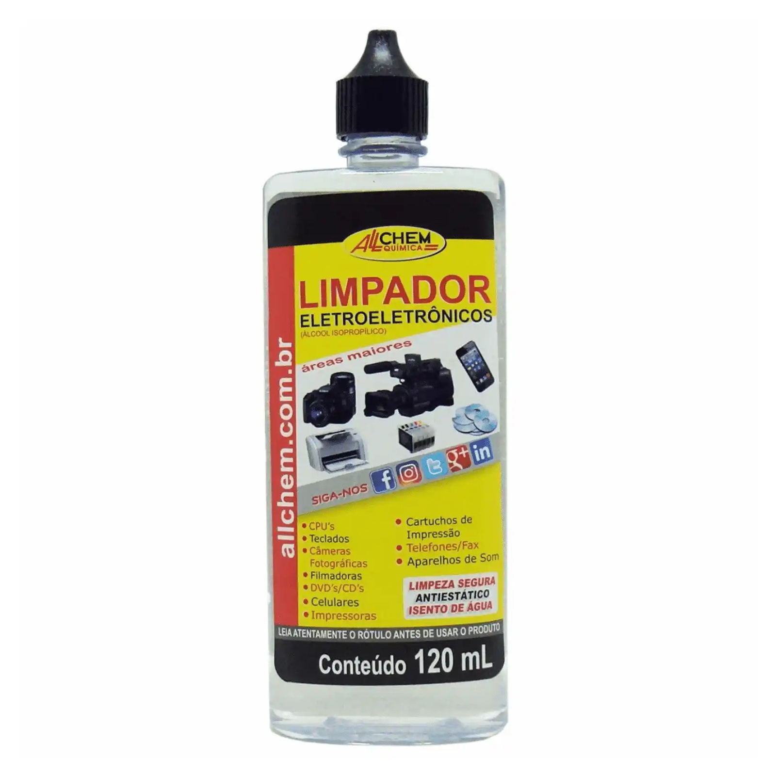 LIMPADOR ELETROELETRÔNICOS 120ML ALLCHEM