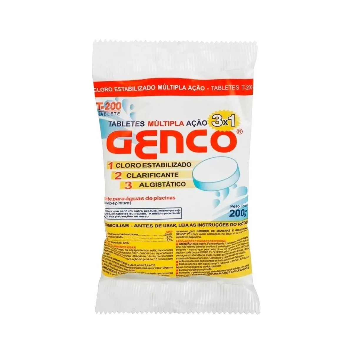 PASTILHA 3X1 GENCO 200GR